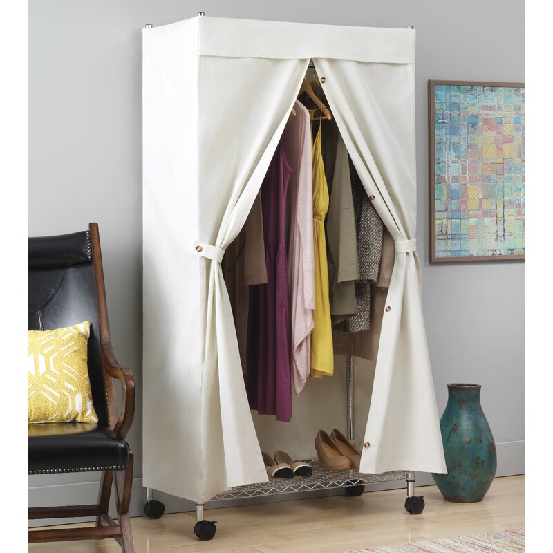 Rebrilliant 36 Garment Rack Covers And Reviews Wayfair